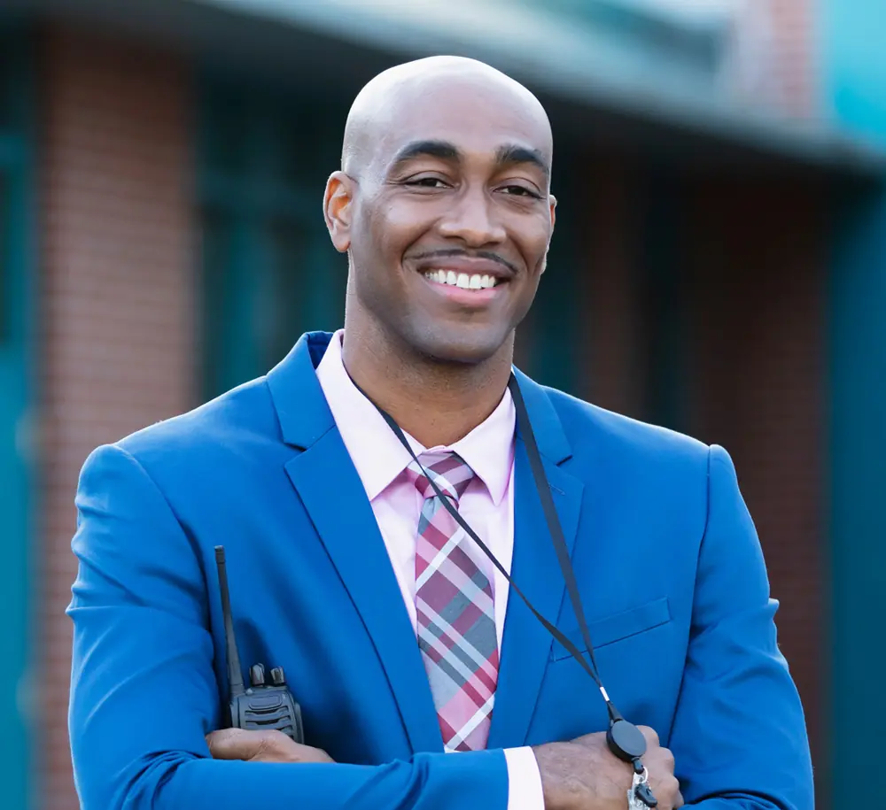 Man smiling